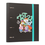 BT21 - A4 formato segtuvas i&scaron; Street Mood kolekcijos (4 žiedai, elastinė juosta)