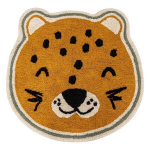 Vaikų leopardinis kilimas Kori geltonas okras D90cm - Atmosphera interjero kūrėjas