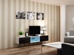 TV staliuko stiklas Halmar Vigo Glass, juodas