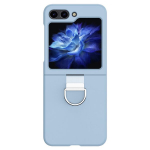 &bdquo;Ring&ldquo; plastikinis dėklas - &scaron;viesiai mėlynas (Galaxy Flip6)