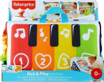 Mink&scaron;tas muzikinis pianino žaislas Fisher-Price HND54 mink&scaron;tas spardomas ir grojamas kūdikių veiklos žaislas, uniwersalny