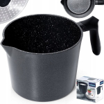 Granitinis pieno puodas su snapeliu ir rankena, 2,2 l