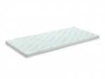Antčiužinis Dormeo Aloe Vera Vitalis 2in1, 120x200 cm, 5 cm baltas/žalias