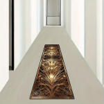 Gėlių ra&scaron;to dekoratyvinis kilimas, 60x300 cm / 23,6x118 colių