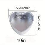 &Scaron;irdies formos kepimo forma, 25,4 cm