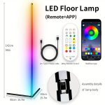 LED atmosferos lempa 1.42m su USB ir muzika.