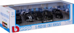 Bburago 1:64 Modeliai: Camaro, Audi R8, Mustang