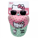 Hello Kitty saulės akinių ir kepurės rinkinys