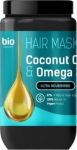 BIO NATURELL plaukų kaukė su kokosų aliejumi ir omega-3, 946 ml