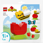 Statybų rinkinys - LEGO - 30686 - Mano pirmieji gėlė ir bitė - 7 dalys - 2 metai ir daugiau