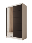 Spinta ADRK Furniture Castello 120, ruda/juoda