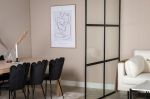 Industrinis sieninis dekoras, Leif, 150x210 cm, Juodas