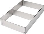 Reguliuojama kepimo forma 34-52x27-18.5 cm, nerūdijančio plieno