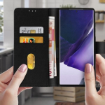&bdquo;Dėklas - Chesterfield - Galaxy Note 20 Ultra - Visas dangtelis - Kortelių laikiklis - Vaizdo palaikymas&ldquo;