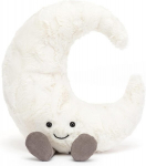 Jellycat Amuseables Mėnulio įdarytas žaislas, vidutinis 10,5 colio | Mėnulio pliu&scaron;as | Linksma dovanos idėja