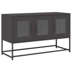 Televizoriaus spintelė，TV spintelė，TV staliukas, juoda, 100,5x39x60,5 cm, plienas CFE782389