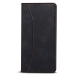 Evelatus Samsung Galaxy A55, Evelatus Samsung Galaxy A55 Premium Grāmatas Vāks Folio Maks ar Kartes Slotu un Statīvu Melns