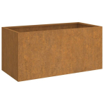 Lovelis，Gėlių dėžė，Gėlių vazonas, 62x30x29cm, Corten plienas CFE86778