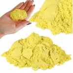 Kinetinis smėlis, 1 kg, geltonas