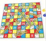 Stalo žaidimas Snakes and Ladders, EN