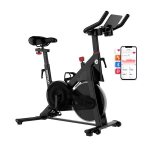 DeerRun S500 Pro S1Probike dviračio treniruoklis magnetinis pasiprie&scaron;inimas 32 lygiai LED ekranas Juodas