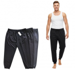 Sportinės kelnės vyrams 6079, pilkos, 8XL