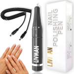LIVMAN UV-601 - nagų frezos rankena manikiūrui ir pedikiūrui su nuolatinės srovės laidu, 20W, 35 000 apsisukimų per minutę