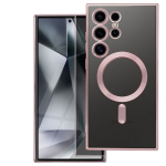 Electro Mag dėklas Samsung Galaxy A37, rožinio aukso