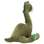 Mink&scaron;tas pliu&scaron;inis žaislinis dinozauras-brontozauras, žalias