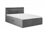 Lova Mazzini Beds Yucca 200x200 cm, pilka