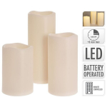 LED žvakių rinkinys Ambiance, 3vnt.