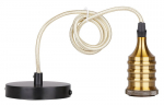 Candellux &scaron;viestuvo pagrindas su laidu ir lizdu lemputei E27 RL-LPP060A