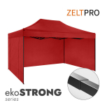 Prekybinė palapinė Zeltpro Ekostrong 3x4,5m, Raudona