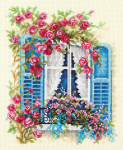 Siuvinėjimo rinkinys Magic Needle Blossoming Window 74-01