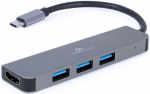 Gembird USB-C TO HDMI/USB3/2IN1 A-CM-COMBO2-01