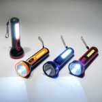 Rankinis įkraunamas žibintuvėlis, 3W LED, 3W COB LED, 220lm
