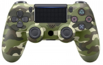 Games World PS4 Doubleshock 4 V2 bevielis žaidimų pultelis / valdiklis, kamufliažinis žalias, skirtas PS4 / PS5 / Android / iOS