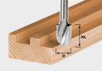 Spiralinė griovelių freza Festool HW Spi S8 D10/30 490980