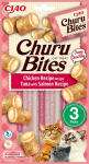 Inaba Churu Bites skanėstukai katėms: vi&scaron;tiena, tunas ir la&scaron;i&scaron;a (3x10g)
