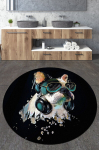 Asir vonios kilimėlis Glasses Dog, 80 cm