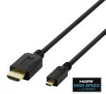 Deltaco, HDMI/Micro HDMI, 2 m