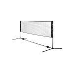Ne&scaron;iojamas badmintono tinklas, 400 cm, juodas/mėlynas