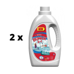 Skystas skalbiklis BONUX White, Polar Ice Fresh, 1.1L./20 skalbimų x 2 vnt. pakuotė