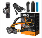 Galingas Žibintuvėlis ant galvos įkraunamas / baterija USB 2000lm CREE XHP50.2 LED
