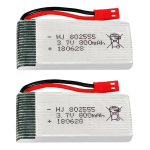 2 vnt. baterijų, skirtų Potensic F181 F181WH F163 H12C Drone 3.7V 800mAh RC baterija
