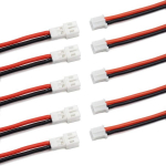 5 poros 10 JST-PH 2.0 vyri&scaron;kosios ir moteri&scaron;kosios jungčių kabelių, skirtų JJRC baterijai H36 H67 Blade Inductrix EMachine E010 E013