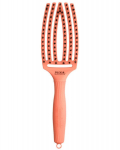 Plaukų &scaron;epetys Olivia Garden Fingerbrush Combo Medium Coral