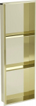 Mexen X-Wall-NR įleidžiama sieninė lentyna 3l, 90x30 cm, Gold