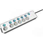 Prailgintuvas su įžeminimu Entac 6 lizdų 3680W IP20 1.5 m su jungtukais