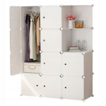 Modulinė spinta Timetrade 00-01T, 111x147x47 cm, balta